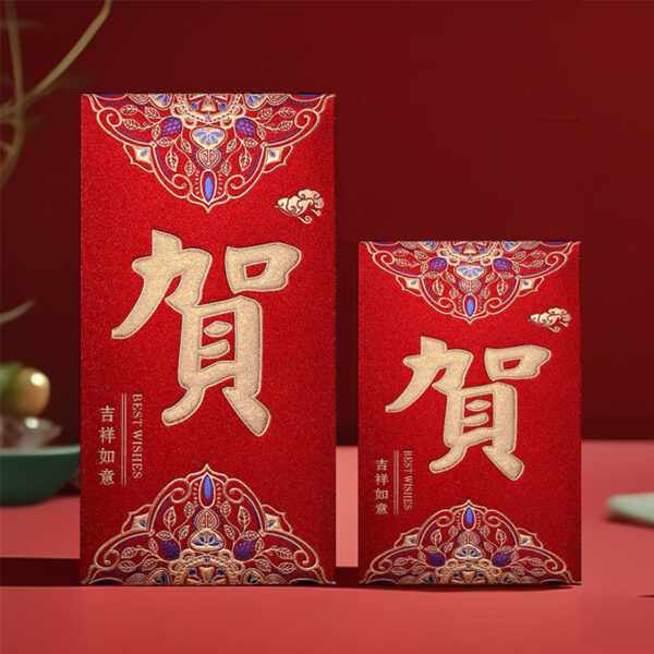 Lì xì giấy kim tuyến ép kim cỡ lớn nhỏ
