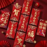 Lì xì giấy kim tuyến ép kim cỡ lớn nhỏ