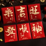 Lì xì Tết 2026 phong cách thư pháp