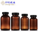 Chai Thủy Tinh Nâu Đựng Viên Và Bột