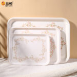 Bát đĩa melamine họa tiết hoa đào
