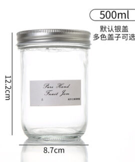 Chai Thủy Tinh Mason Đựng Mật Ong Và Mứt