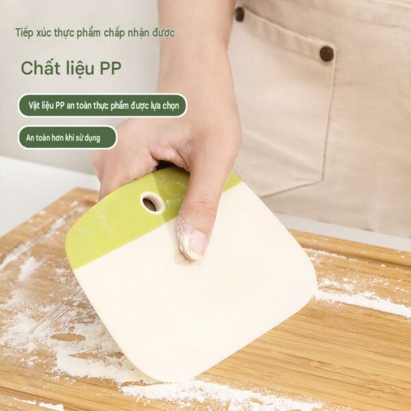 Dao vét bột PP hai mặt có vạch chia