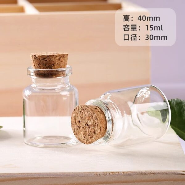 Bộ 10 Chai Thủy Tinh Mini Nút Bần