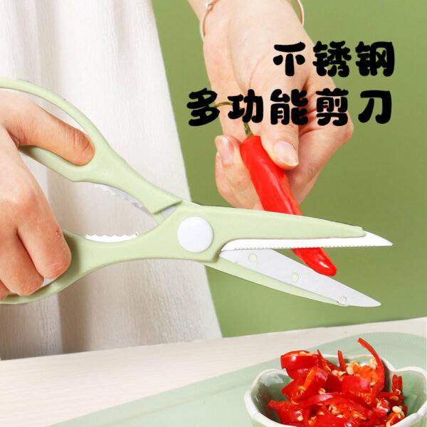 Bộ dao, kéo và thớt inox 2–5 món nhiều màu
