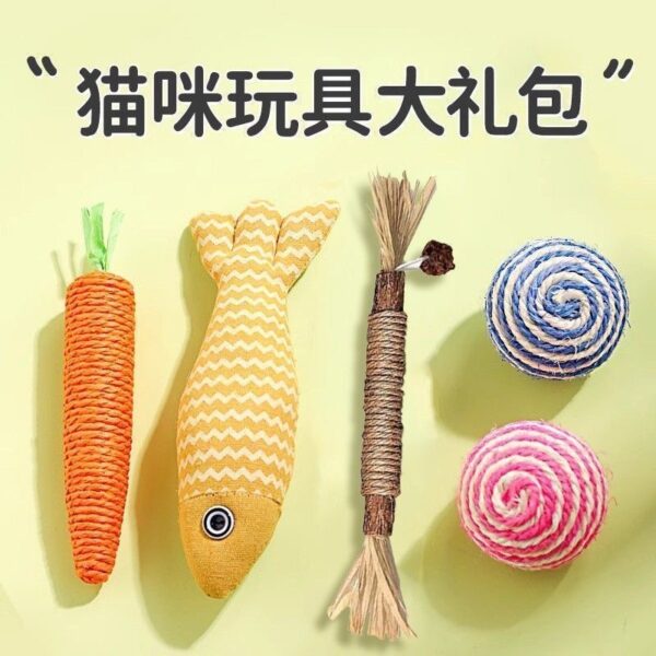 Bộ matatabi, bóng bạc hà và phụ kiện cho mèo
