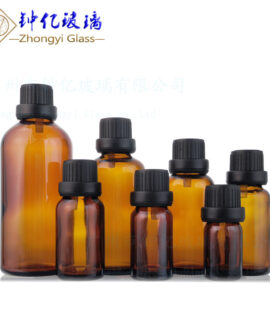 Chai Thủy Tinh Nâu Mini Đựng Tinh Dầu