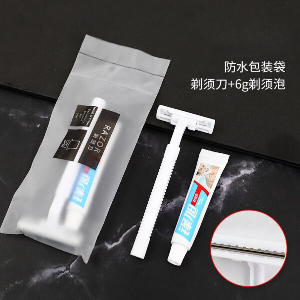 Dao cạo râu dùng một lần gói chống nước kèm kem