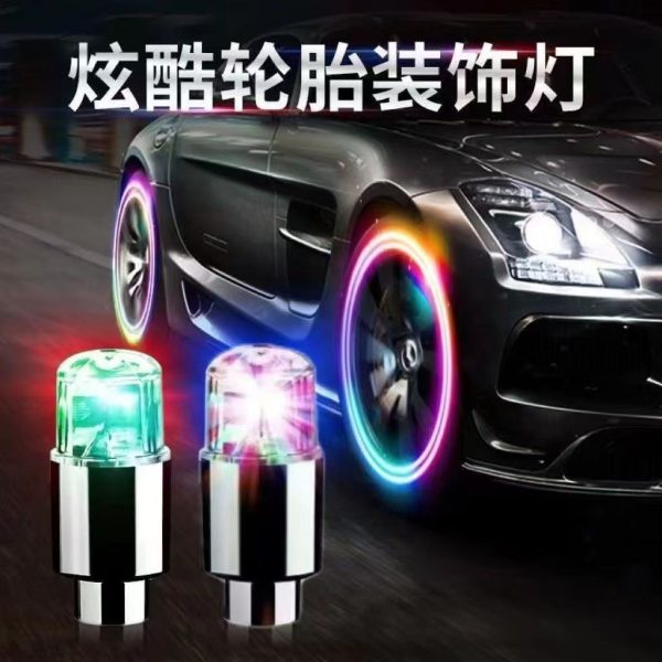 Đèn LED gắn van bánh xe nhiều màu
