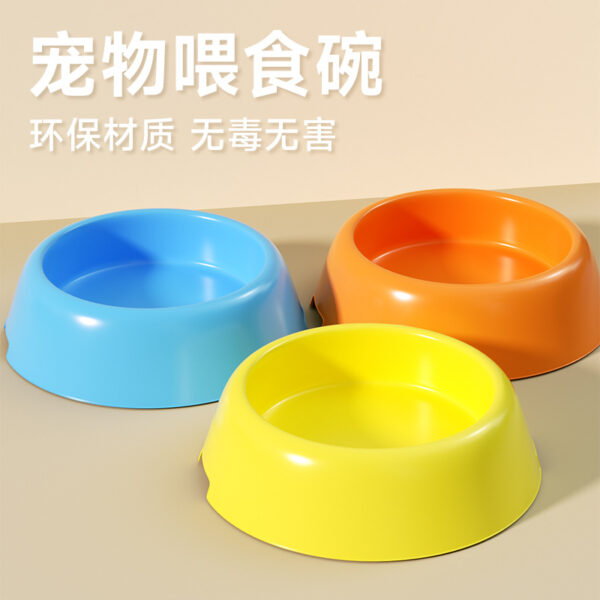 Bát Nhựa Tròn Màu Kẹo Cho Chó Mèo