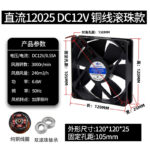 Quạt DC mini 12/24 V cho tủ điện và thiết bị