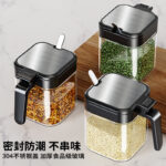 Bộ Hũ Thủy Tinh Đựng Gia Vị Kèm Muỗng
