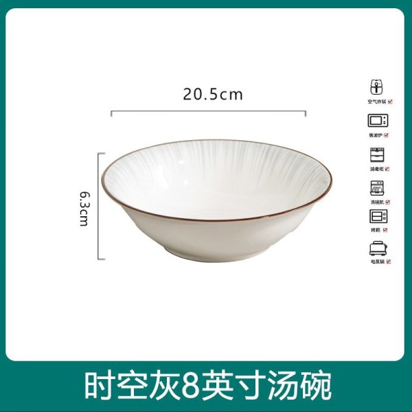 Bát đĩa gốm sứ họa tiết Thời Không, chọn từng món