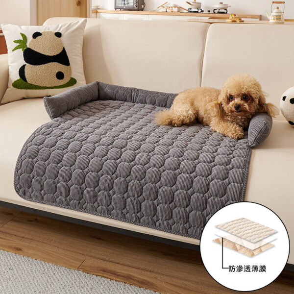 Đệm Lông Thỏ Chống Trượt Cho Chó Mèo