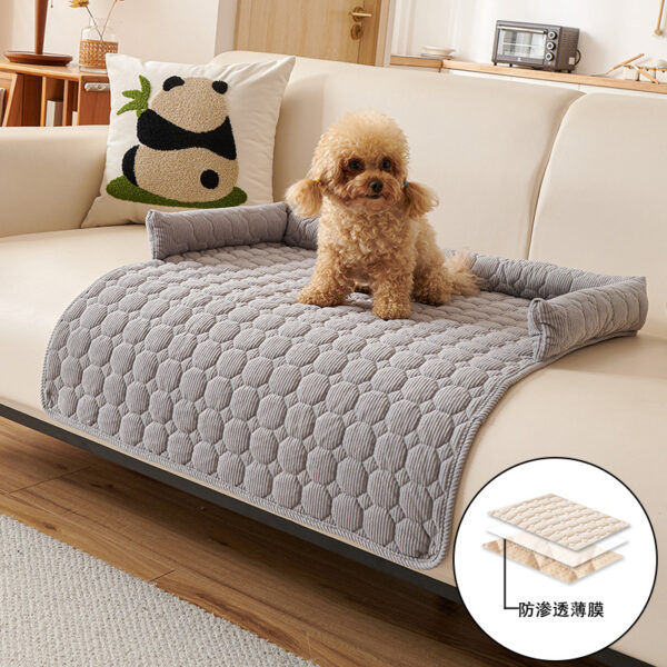 Đệm Lông Thỏ Chống Trượt Cho Chó Mèo