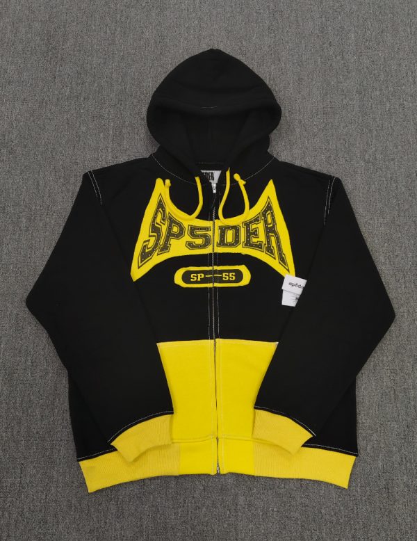 Áo hoodie nam nỉ dày họa tiết thời trang Sp5der