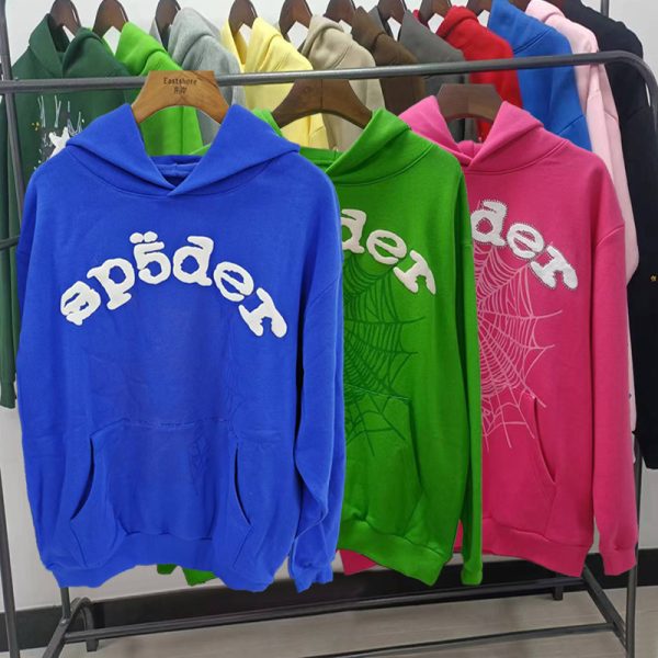 Áo hoodie nam nỉ dày họa tiết thời trang Sp5der