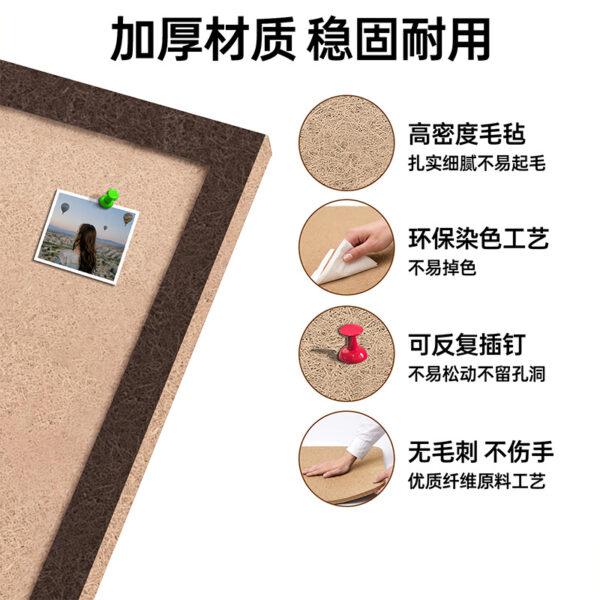 Bảng nỉ dán tường treo ảnh không khoan