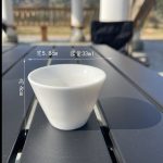 Chén trà sứ trắng Đức Hóa nhiều dáng