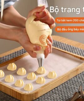 Bộ đui bắt kem và túi dùng cho trang trí bánh