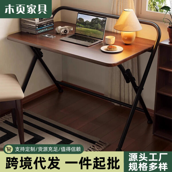 Bàn học gấp kèm kệ sách nhỏ