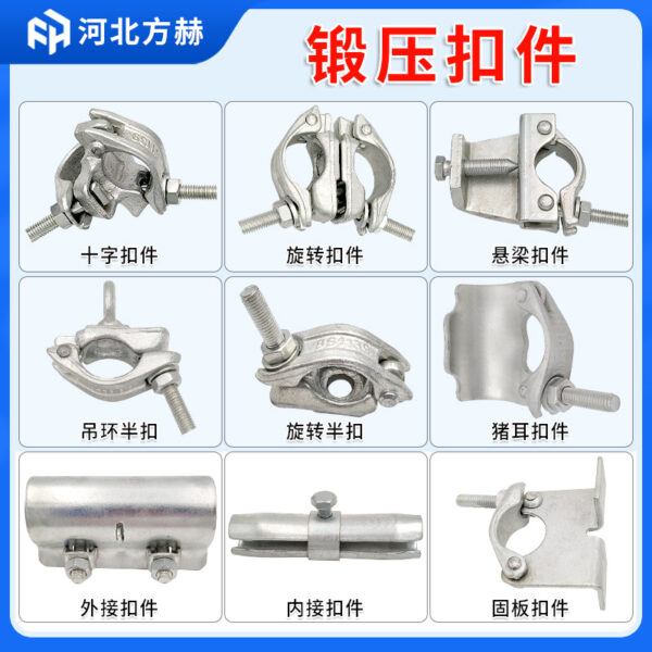 Khóa Ống Giàn Giáo Dập Và Rèn