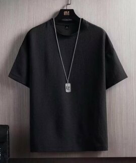 Áo thun nam tay ngắn mỏng phom rộng