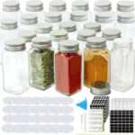 Bộ hũ gia vị thủy tinh vuông 120 ml