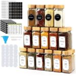 Bộ hũ gia vị thủy tinh vuông 120 ml
