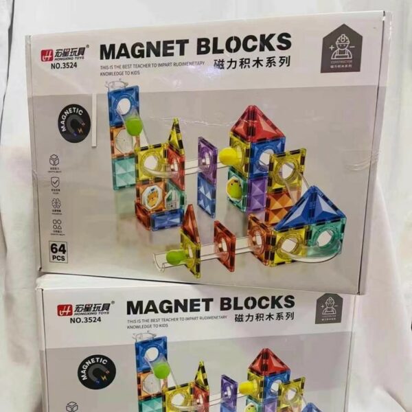 Bộ đường trượt bi nam châm lắp ghép