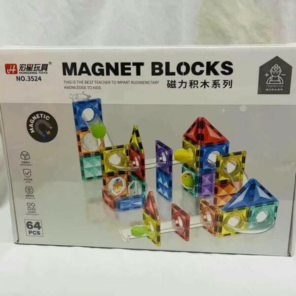 Bộ đường trượt bi nam châm lắp ghép