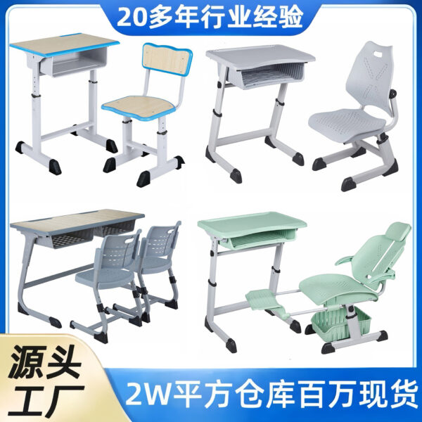 Bộ bàn ghế học sinh nâng hạ cho trường học