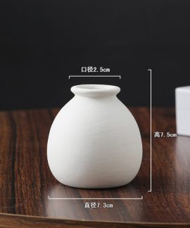 Bình hoa gốm mộc để tự tô màu