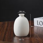 Bình hoa gốm mộc để tự tô màu