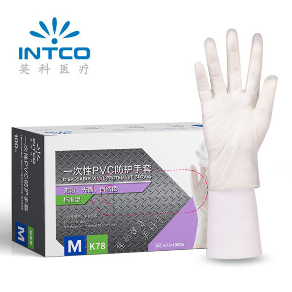 Găng tay PVC kiểm tra dùng một lần