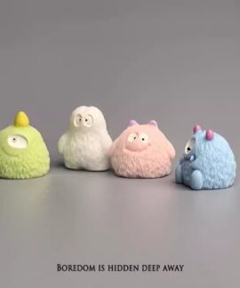 Tượng quái vật mini chữa lành bằng resin
