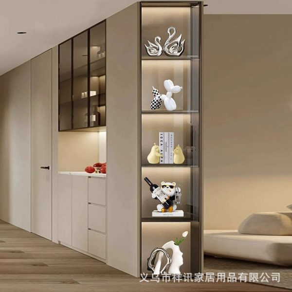 Đồ trang trí gốm nhiều kiểu cho kệ và bàn