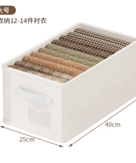 Hộp kéo cotton lanh đựng quần áo