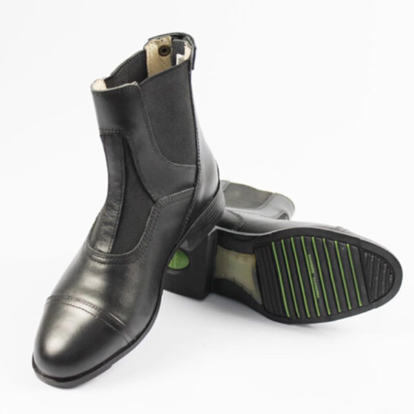 Boots cưỡi ngựa unisex mặt da bò, cổ ngắn