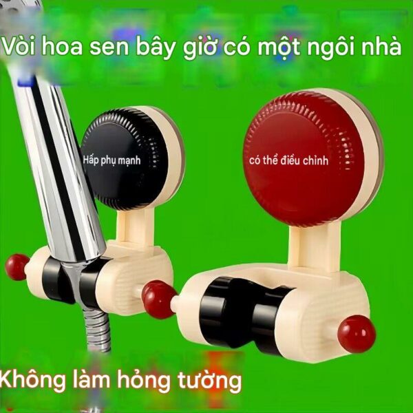 Giá đỡ vòi sen giác hút di động hai màu