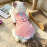 Áo Ba Lỗ Có Khóa Dắt Cho Chó Mèo