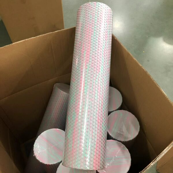 Foam roller EVA đặc bề mặt chấm nổi
