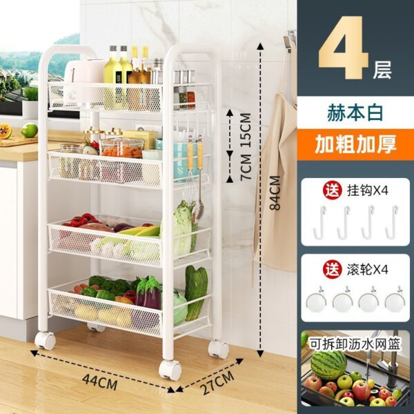 Xe Đẩy Rau Quả Nhiều Tầng