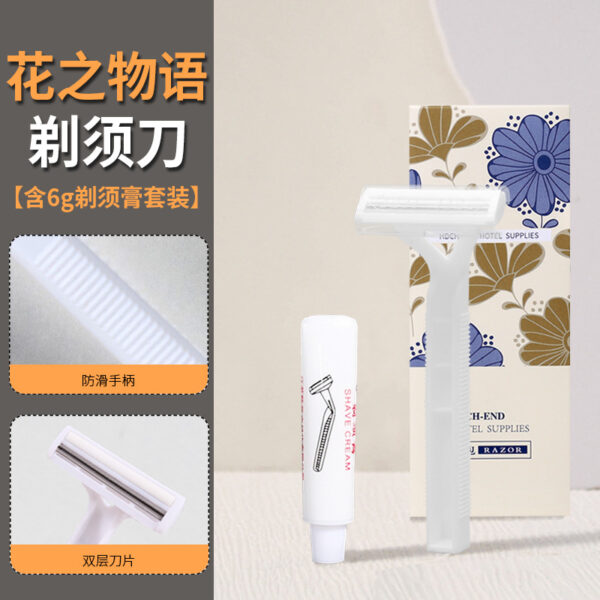 Bộ dao cạo râu kèm kem cho khách sạn và nhà tắm