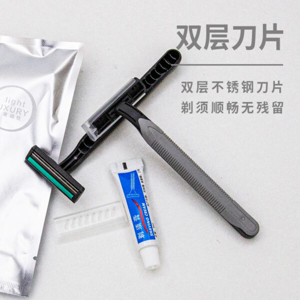 Bộ dao cạo râu kèm kem cho khách sạn và nhà tắm