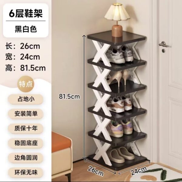 Kệ Giày Hẹp Nhiều Tầng Nhiều Màu