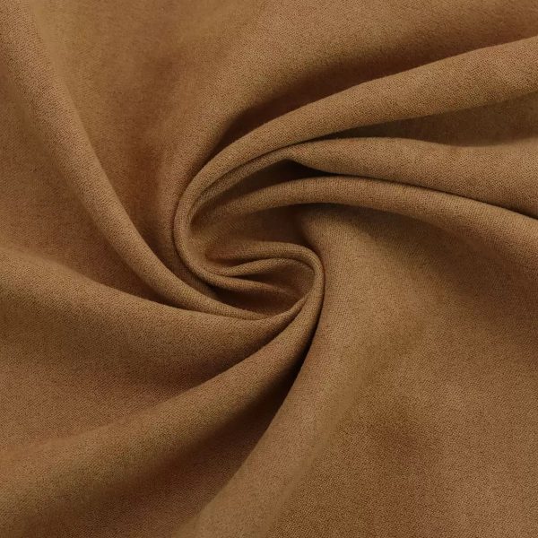 Vải giả da lộn polyester RPET dệt kim dọc