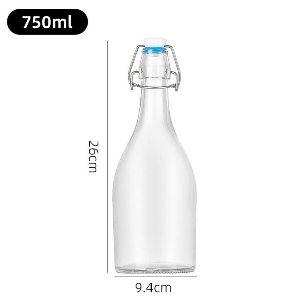 Chai thủy tinh khóa gài 350–1.000 ml