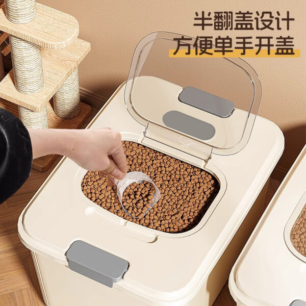 Thùng chân không dung tích lớn đựng thức ăn thú cưng
