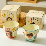 Cốc sứ hình quả bầu cho gia đình 300 ml